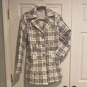Plaid Raincoat Size S